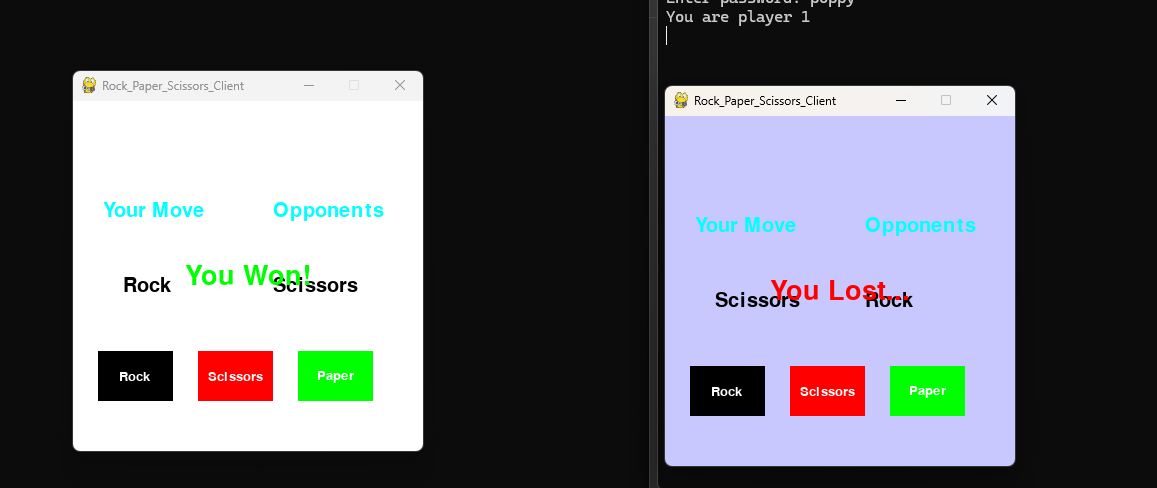 Game Results Display
