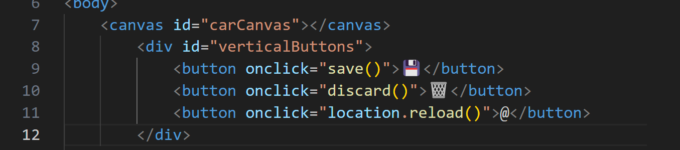 Control Interface HTML