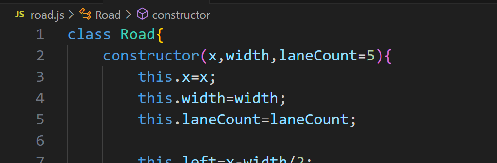 Road Class Constructor